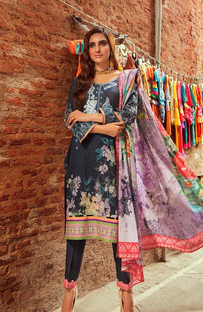 RNE20 - 03A | ALZOHAIB | Rung Embroidered Collection'20