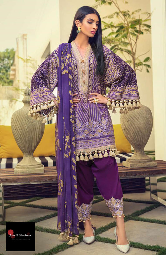 03 A (3 Pcs) | Sana Safinaz | Muzlin Spring/Summer Vol. 1 Collection 2020