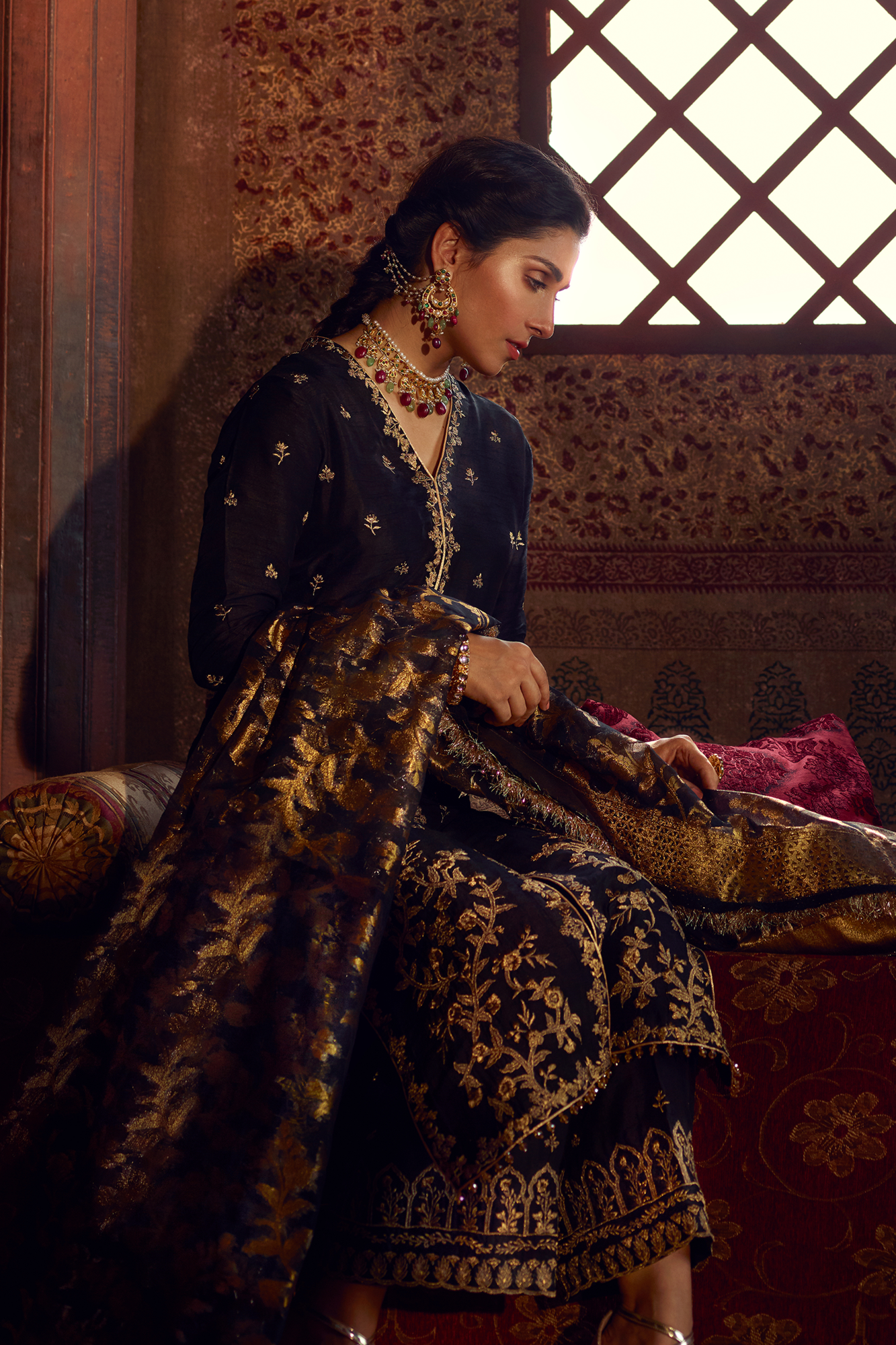 Ziya QF - 07 (Qalamkar Raiza Wedding Collection)