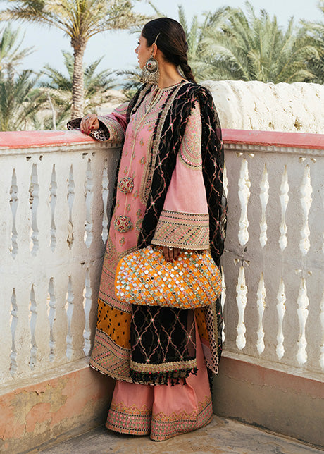 Zalbul | Hussain Rehar | Spring Summer Rangoli Luxury Lawn 2022