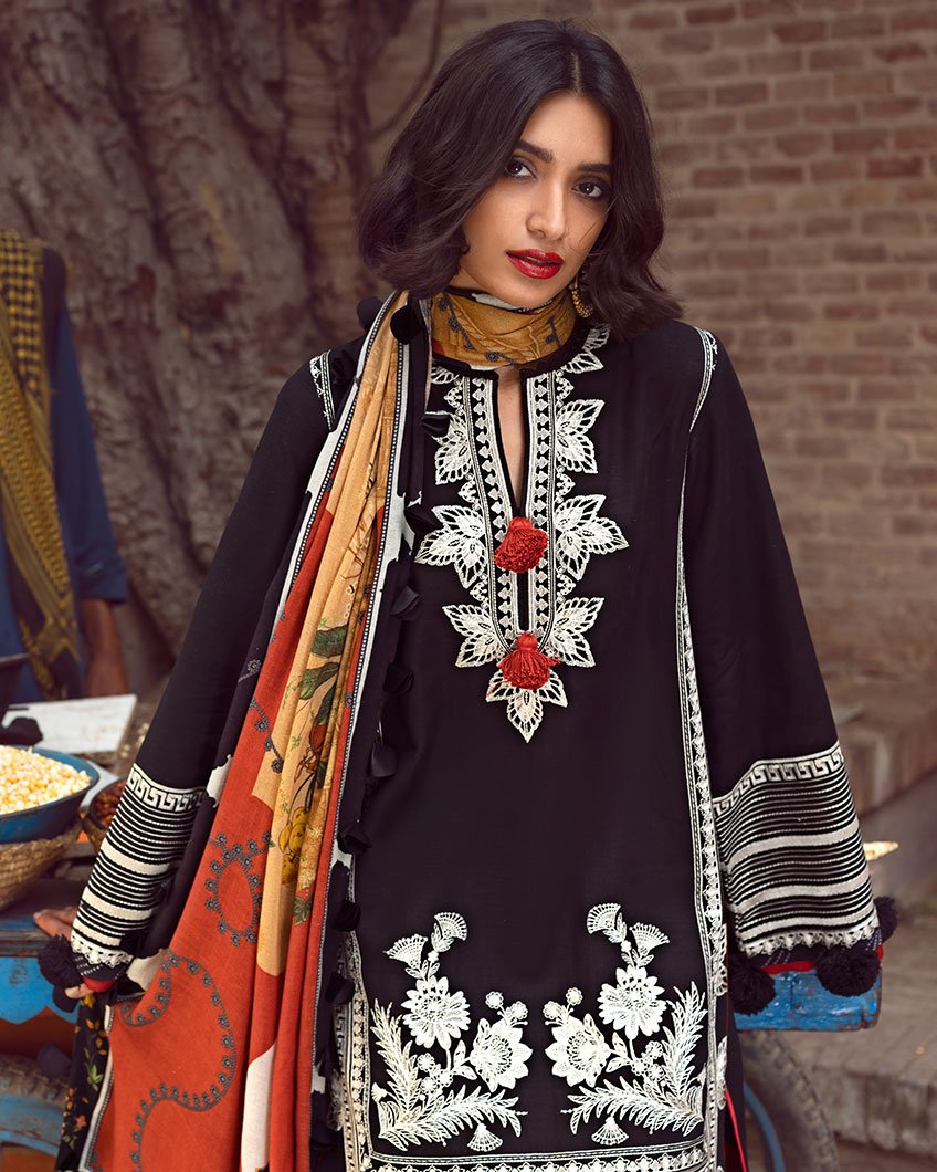 Mubarak Begum ZW-06 (Zaha - Nafeesa Aur Taalia Unstitched Winter Collection)