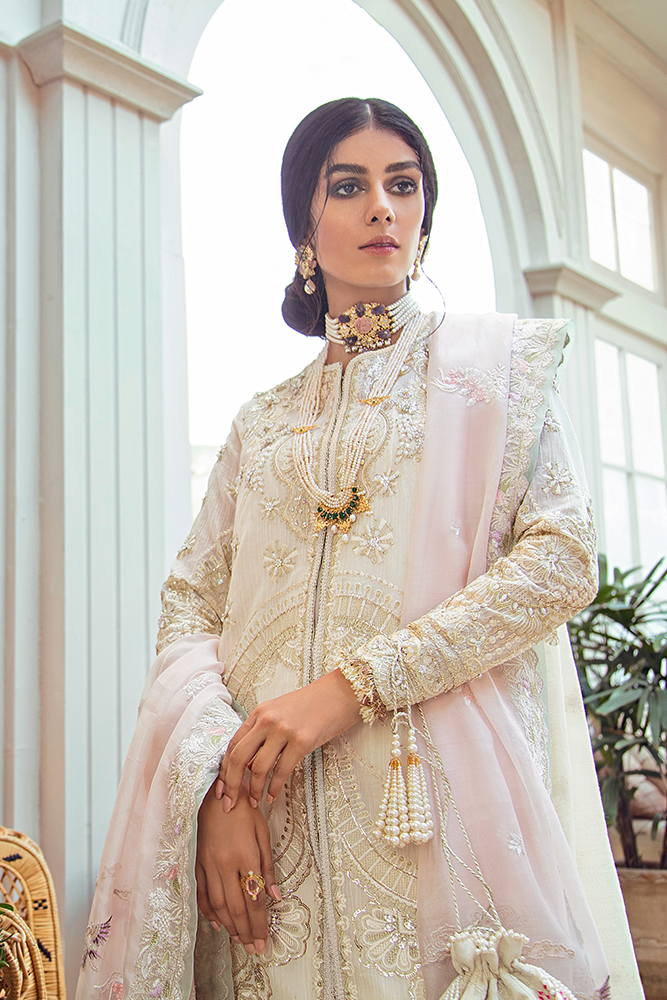 Rose Blanc (Unsticthed) | Suffuse by Sana Yasir | Freesia Luxury Edition