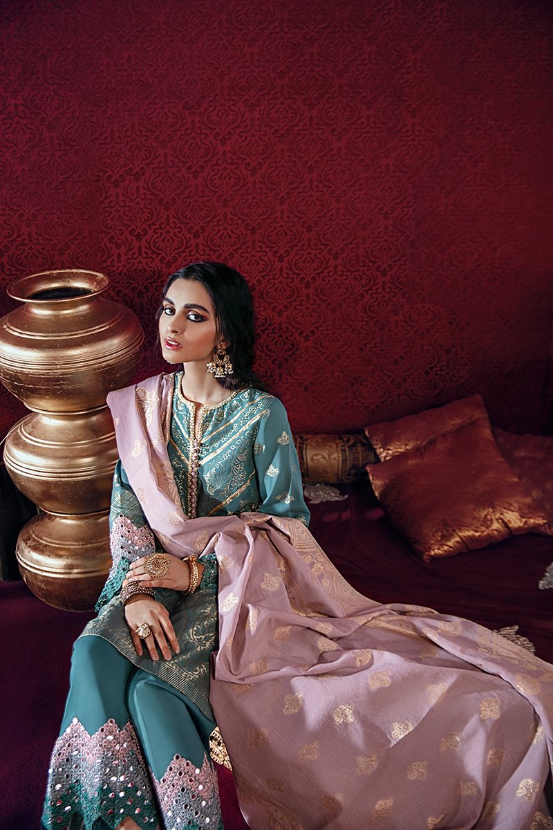 Koh-e-Noor-B | Cross Stitch | Razia Sultan | Unstitched Luxury Eid Collection'20