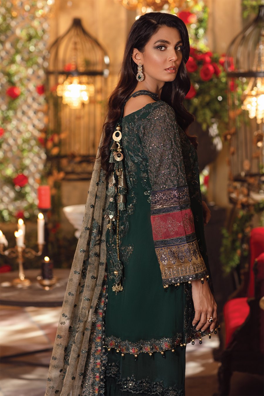 IMC-08 SERENITY - 3PC | Iznik | Meraki Luxury Chiffon 2021