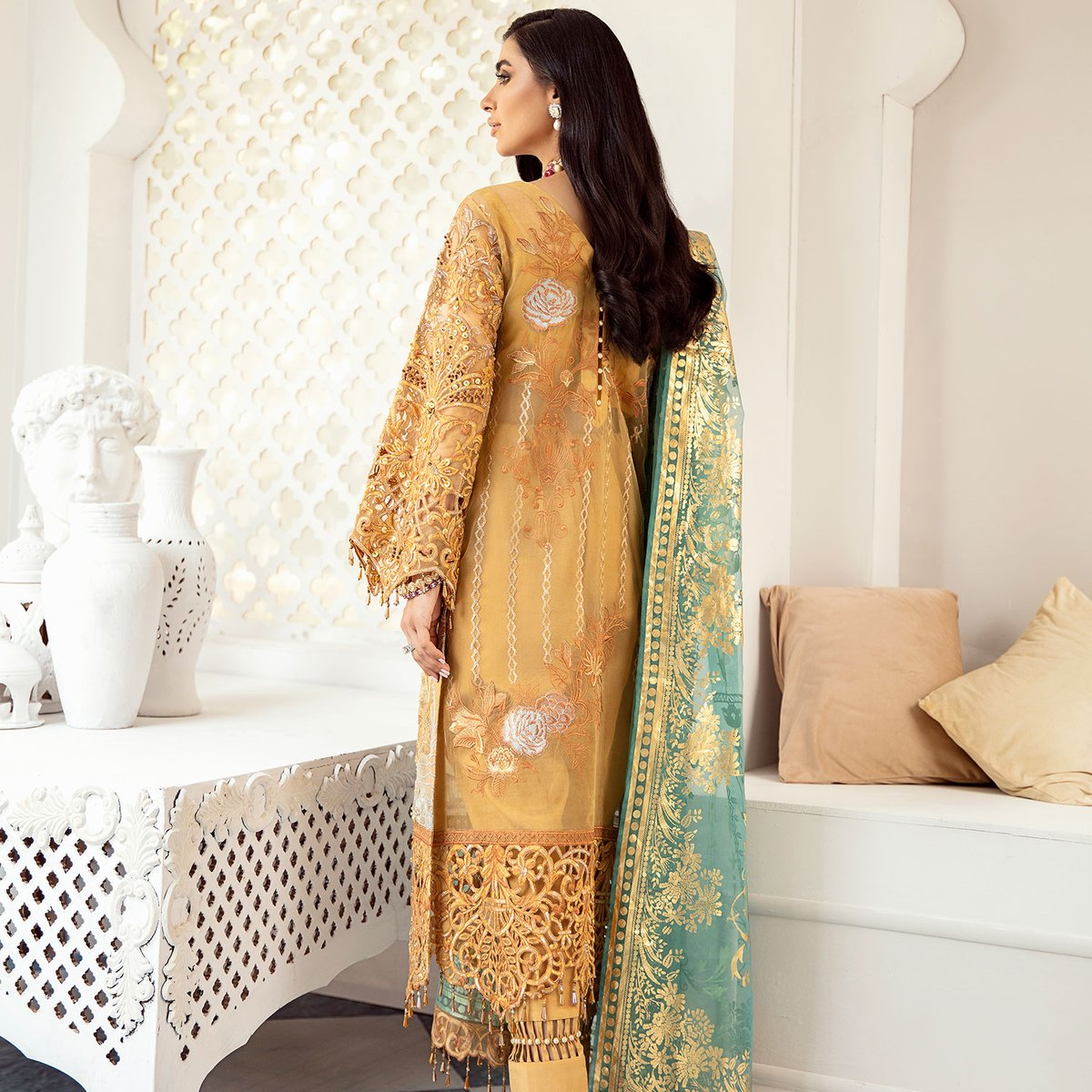NL-11 | Nureh Mor Bagh Chiffon Collection | 2020
