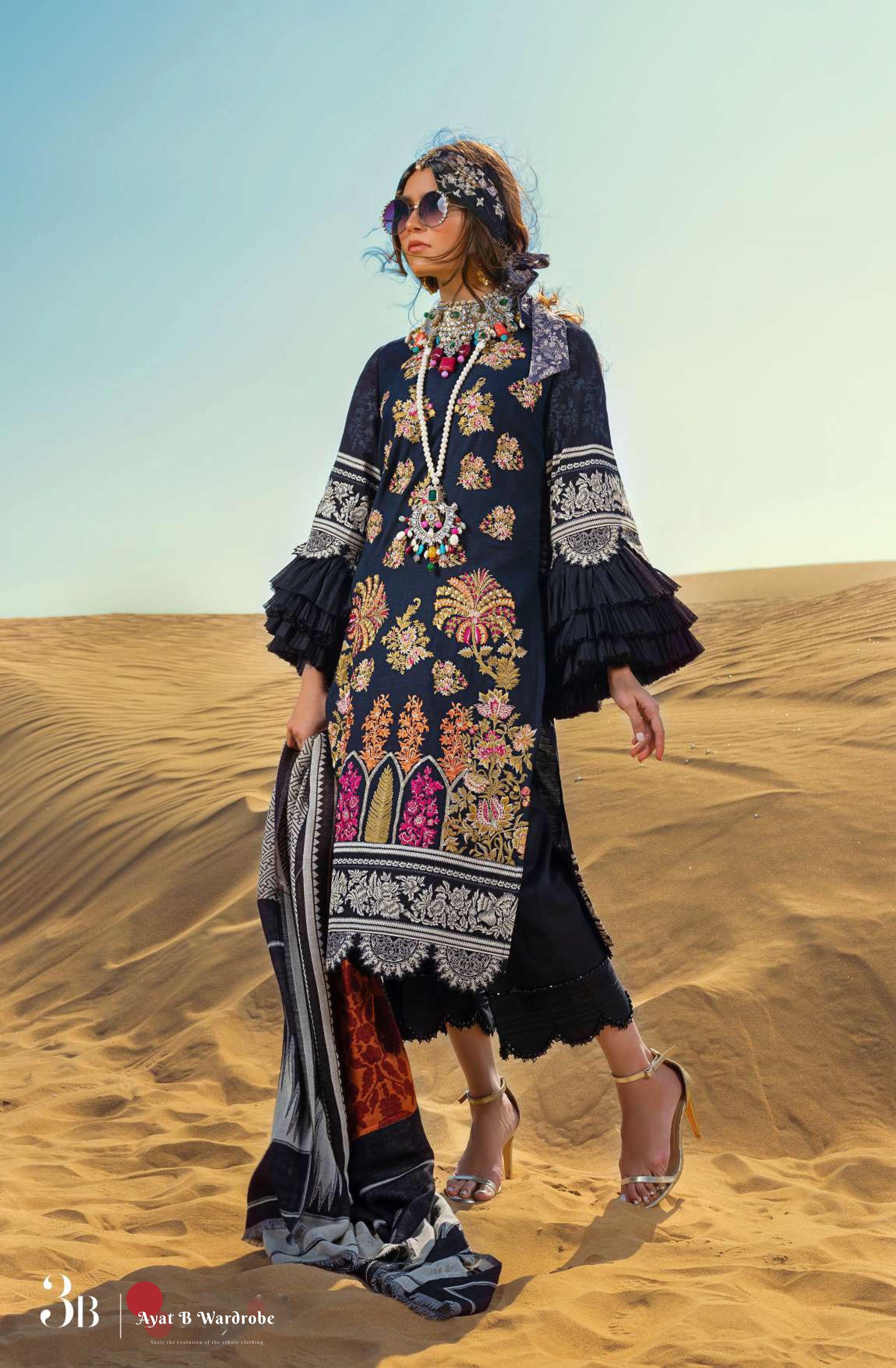 03 - A (Sana Safinaz Winter Shawl'19)