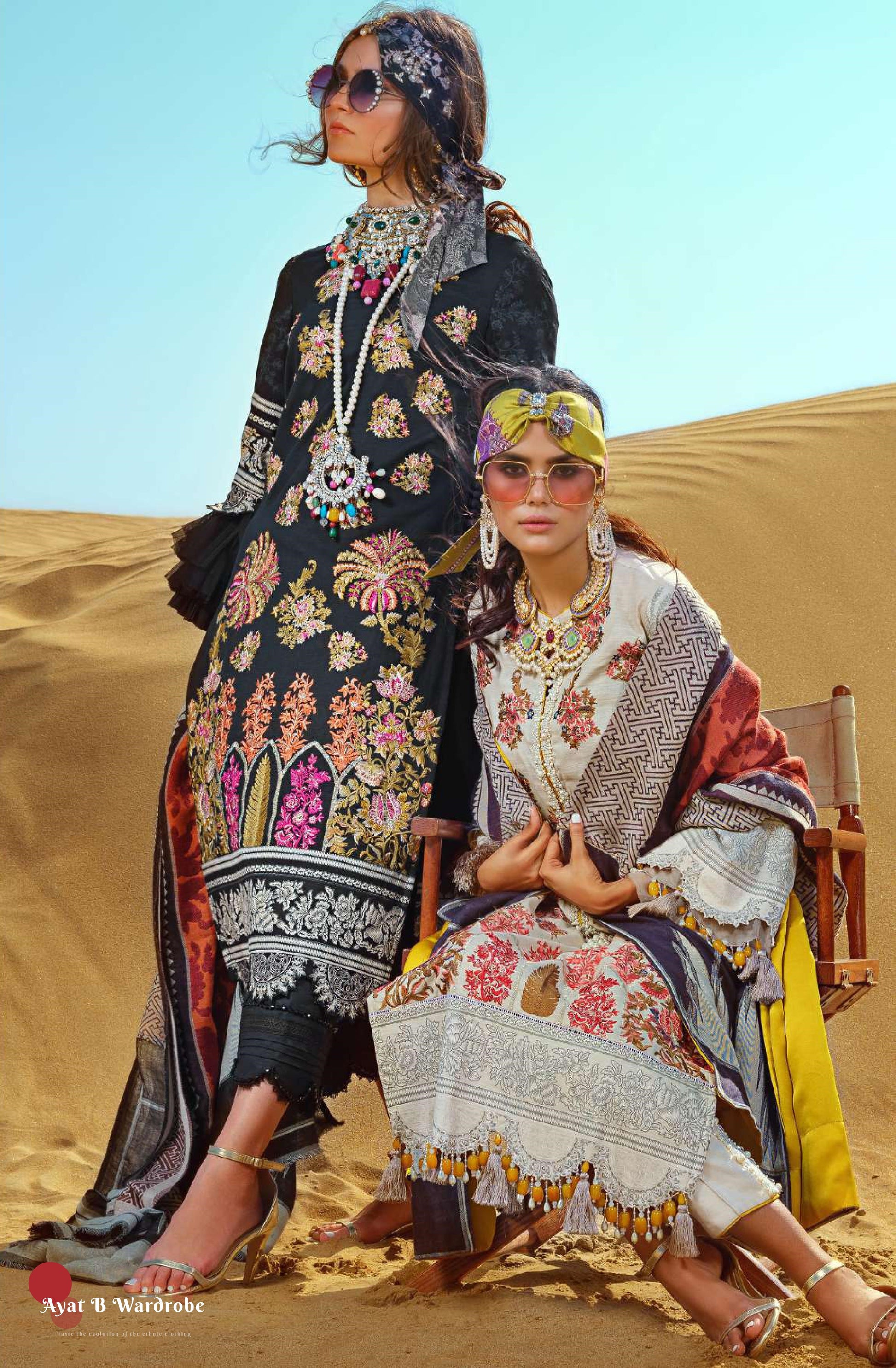 03 - A (Sana Safinaz Winter Shawl'19)