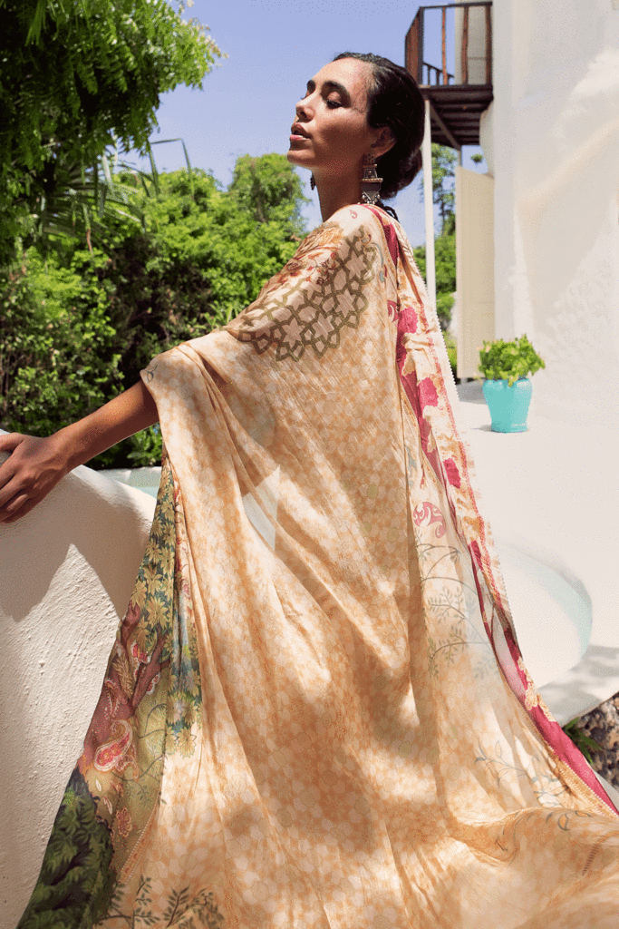 QLL-16 | Qalamkar | Luxury Lawn 2020