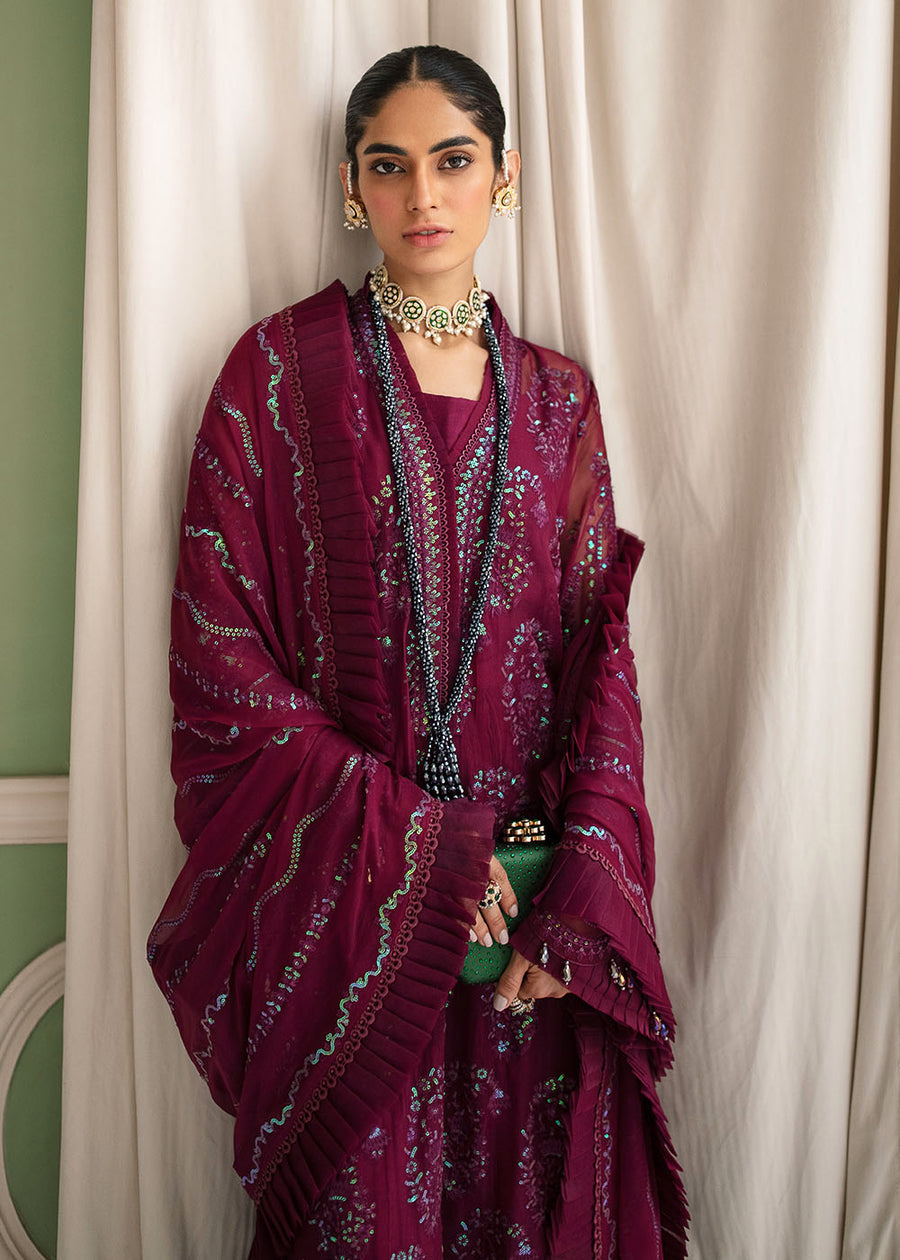 Viola | Afrozeh | La Fuchsia Unstitched Collection 2023