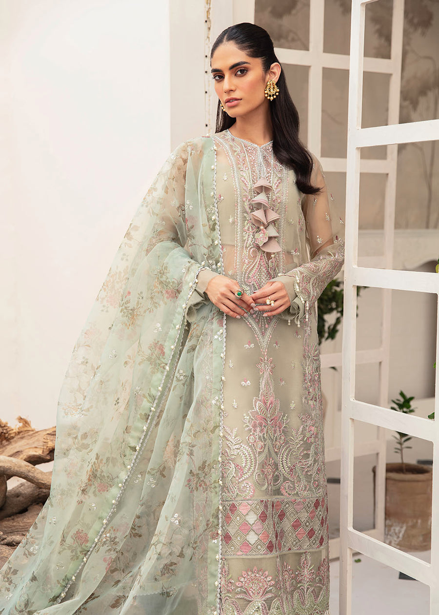 Mavi | Afrozeh | La Fuchsia Unstitched Collection 2023