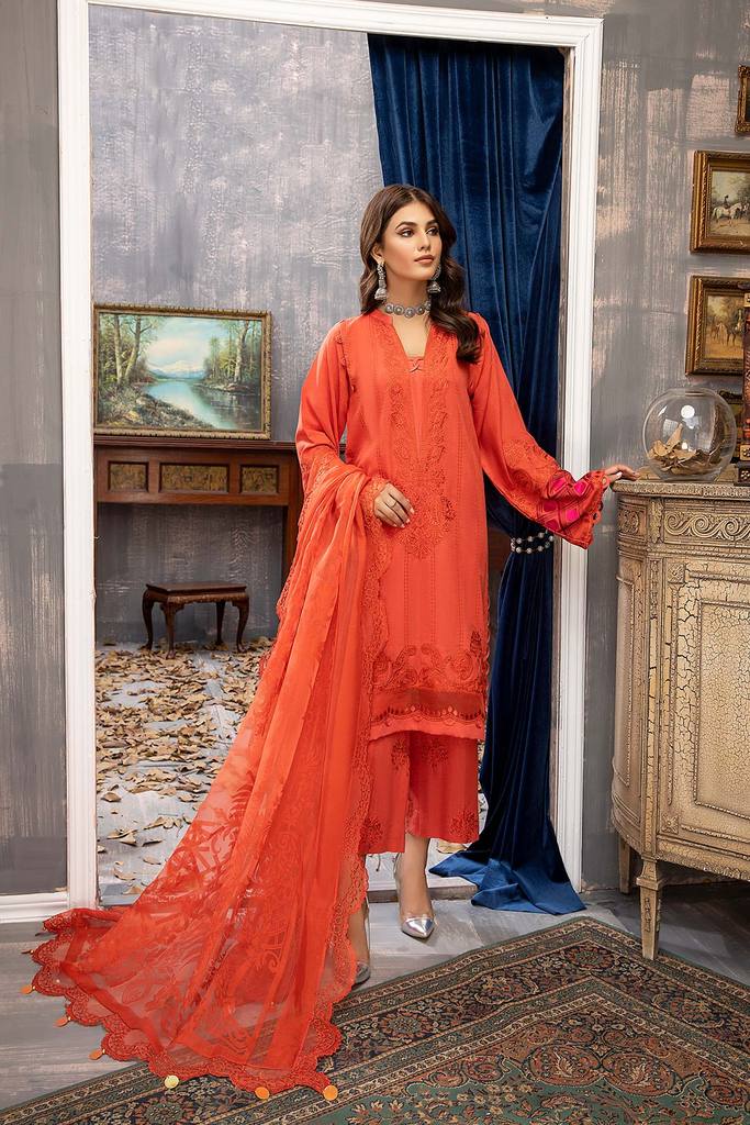 CKR-006 | Charizma | Unstitched Embroidered Viscose Karandi Collection'21