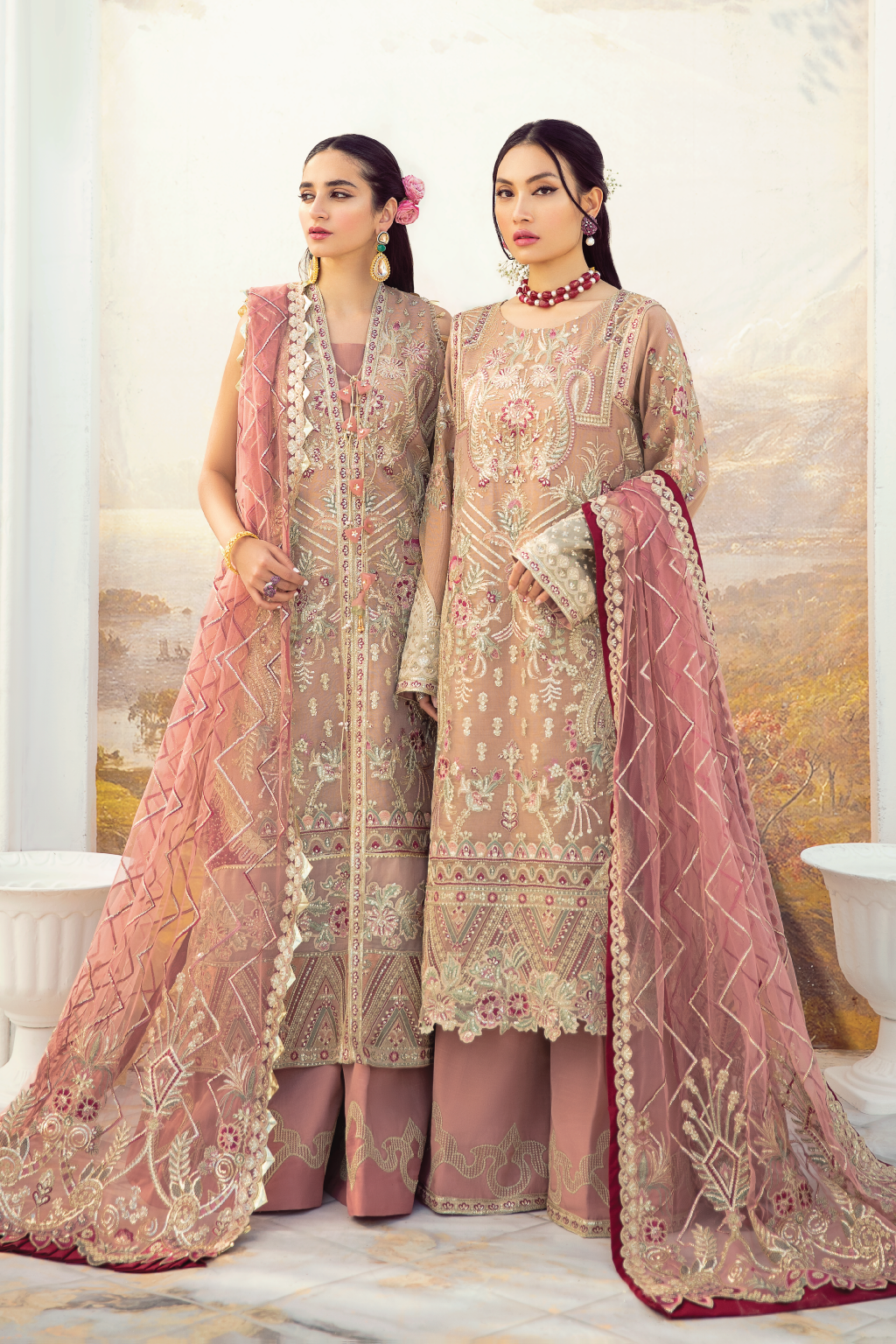 ICC-08 Floral Oasis - 3PC | Iznik | Celestial Luxury Chiffon