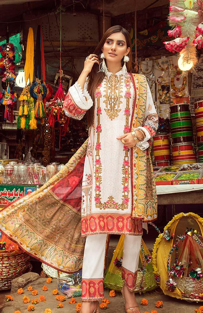 RNE20 - 04A | ALZOHAIB | Rung Embroidered Collection'20