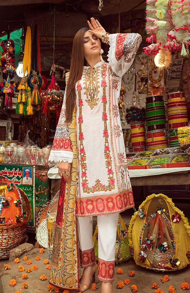 RNE20 - 04A | ALZOHAIB | Rung Embroidered Collection'20