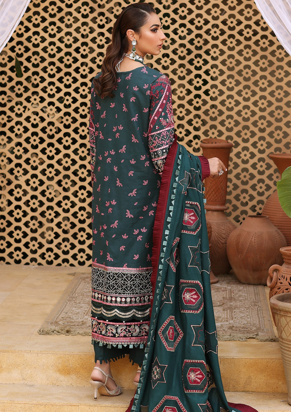 ELW - 04 - Indigo | Elaf | Luxury Winter Collection 2022