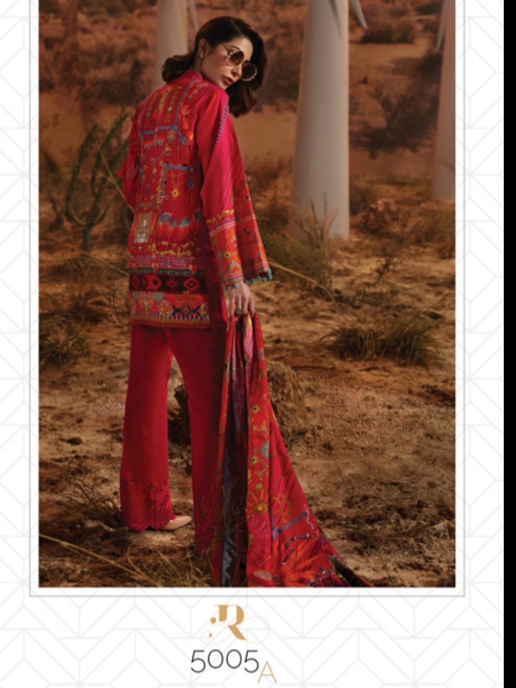 5005A- (3 Piece Lawn) Rang Rasiya