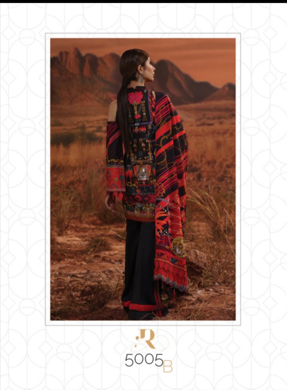 5005B- (3 Piece Lawn) Rang Rasiya