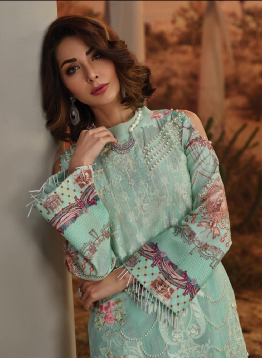 5008A (3 Piece Lawn) Rang Rasiya