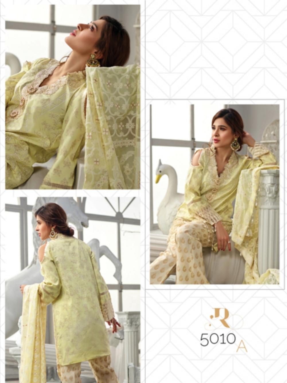 5010A (3 Piece Lawn) Rang Rasiya
