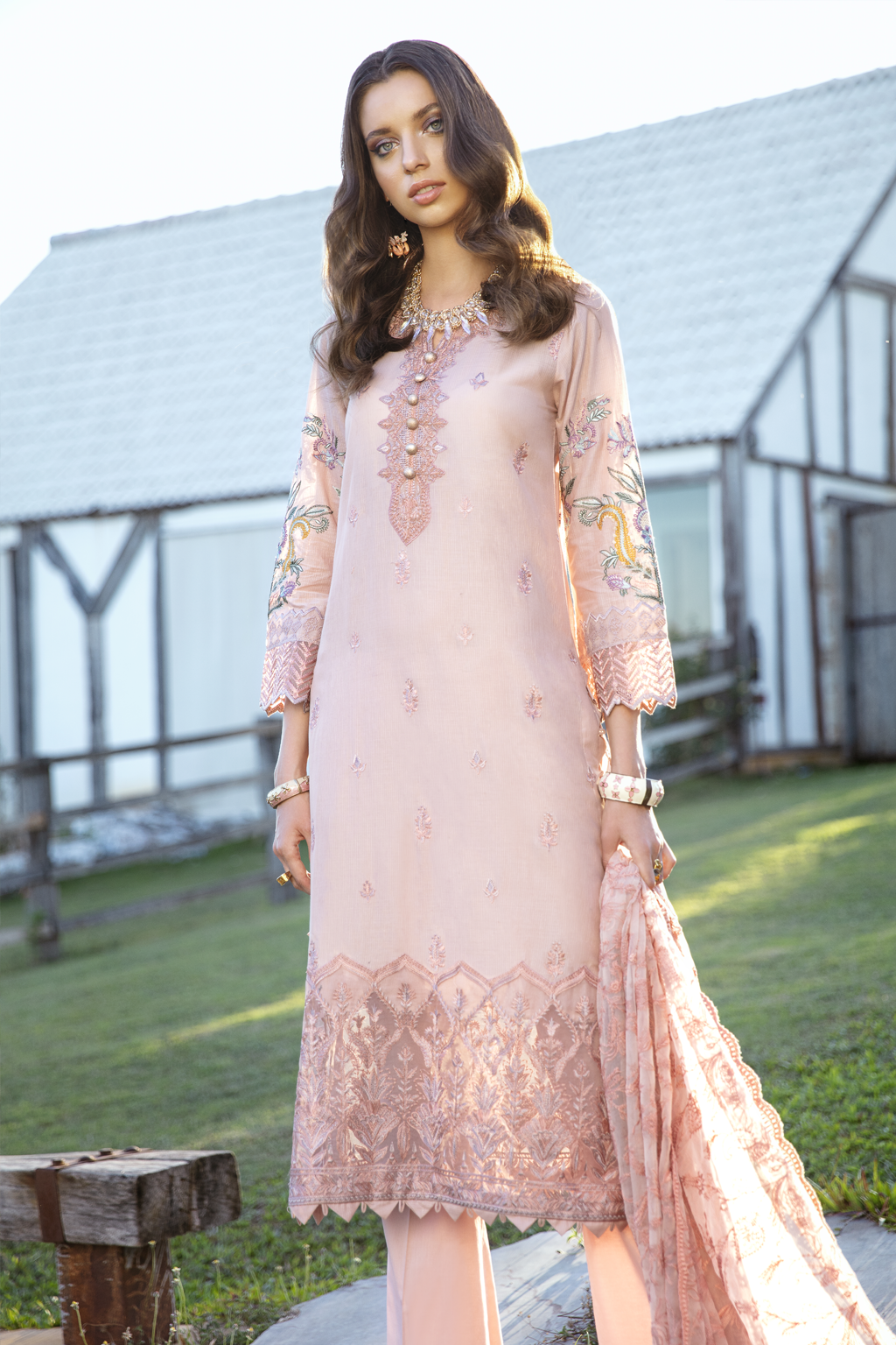 IL20-11 ORCHID (3PC) | IZNIK | LUXURY LAWN'20