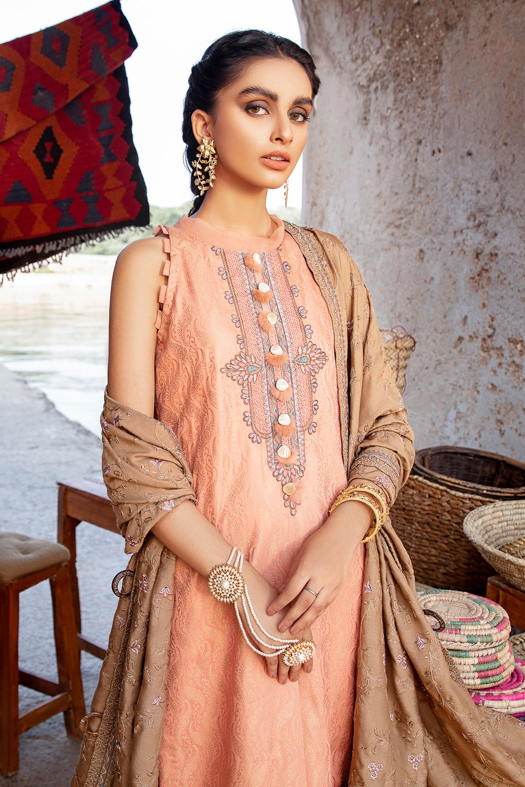 IW20-02 Gul (3PC) | Iznik | Zarsha | Winter Collection'20