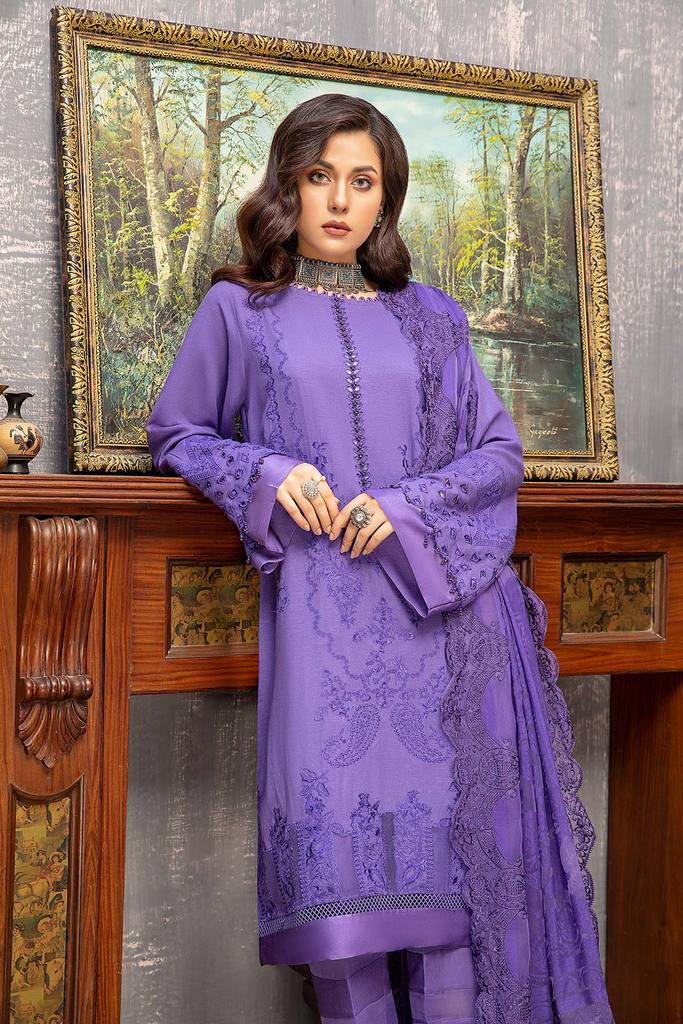 CKR-009 | Charizma | Unstitched Embroidered Viscose Karandi Collection'21