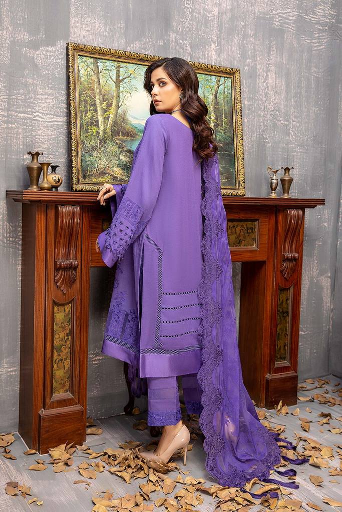 CKR-009 | Charizma | Unstitched Embroidered Viscose Karandi Collection'21