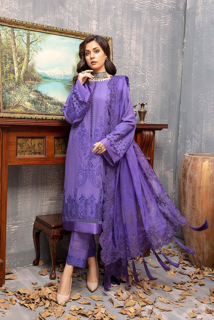 CKR-009 | Charizma | Unstitched Embroidered Viscose Karandi Collection'21