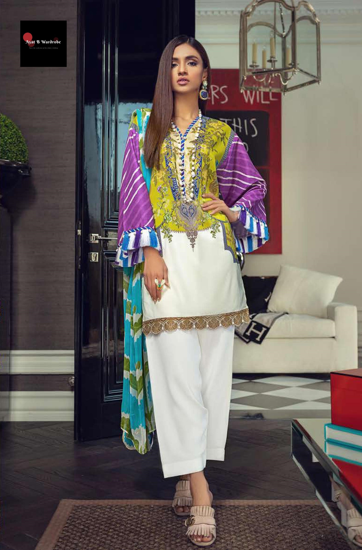 05 A (2 Pcs) | Sana Safinaz | Muzlin Spring/Summer Vol. 1 Collection 2020