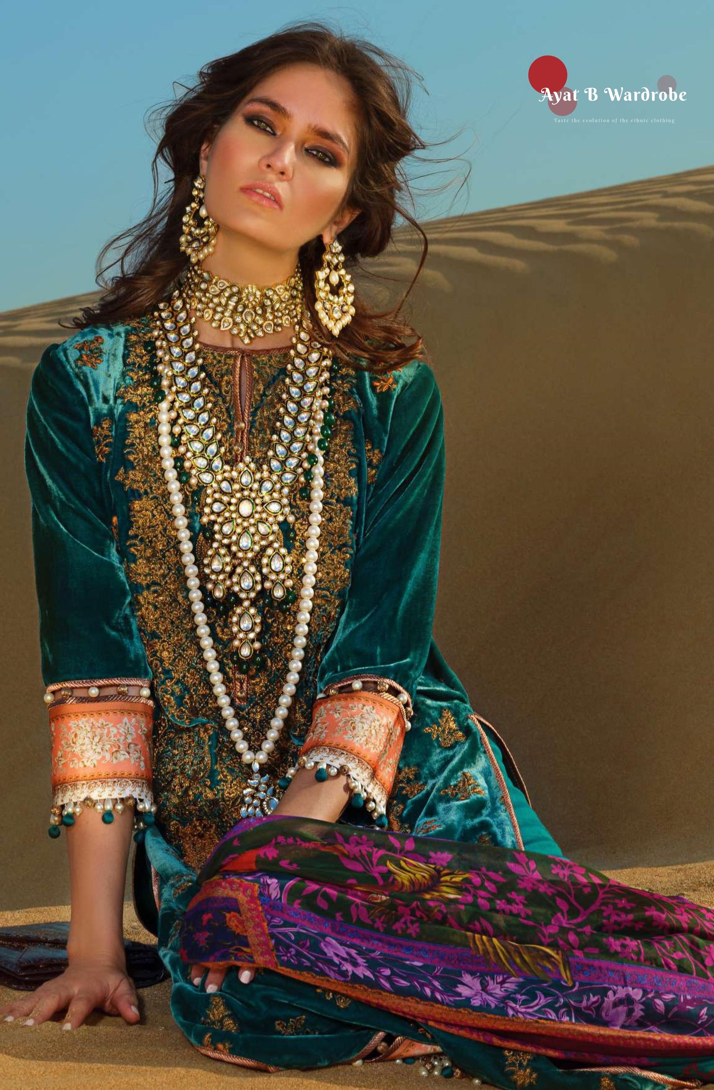 05 - B (Sana Safinaz Winter Shawl'19)