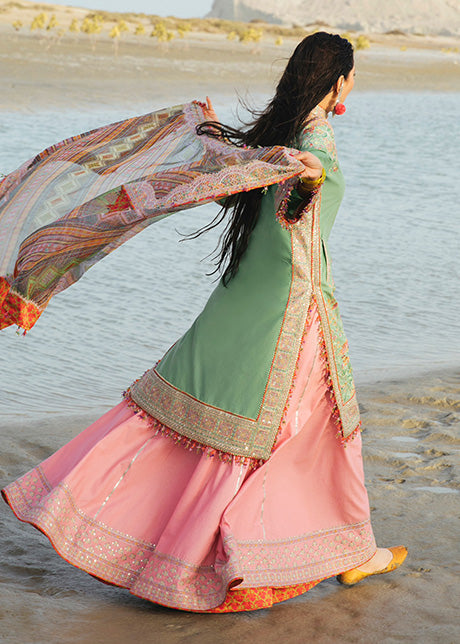 Shat | Hussain Rehar | Spring Summer Rangoli Luxury Lawn 2022