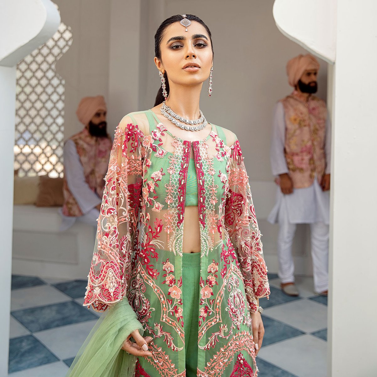 NL-09 | Nureh Mor Bagh Chiffon Collection | 2020