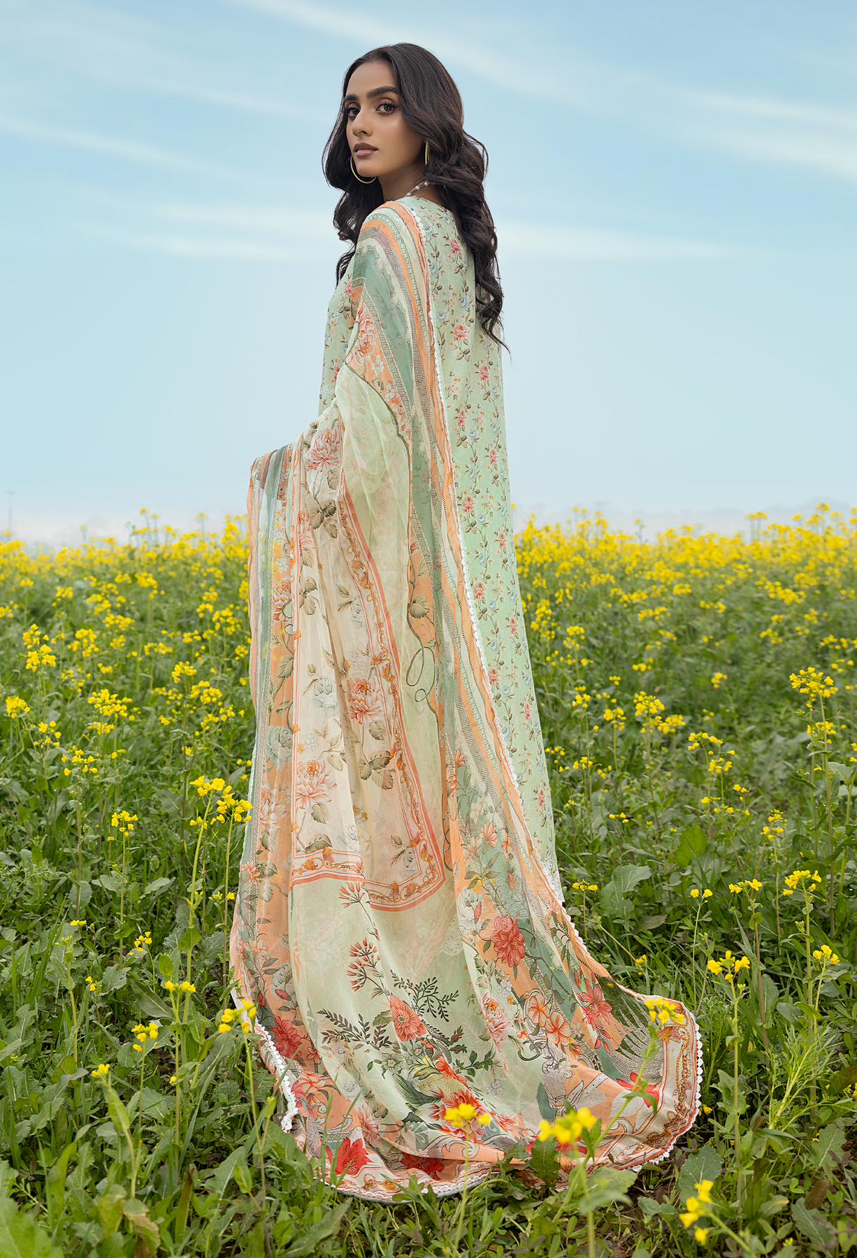 Parakeet | Adan's Libas | Sarsoon | Spring Summer Unstitched Lawn 2023