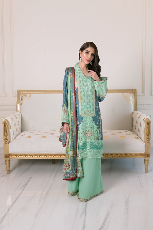 D 611 (Unstitched) |  Rang Rasiya | Florence Printed Krandi Collection 2020