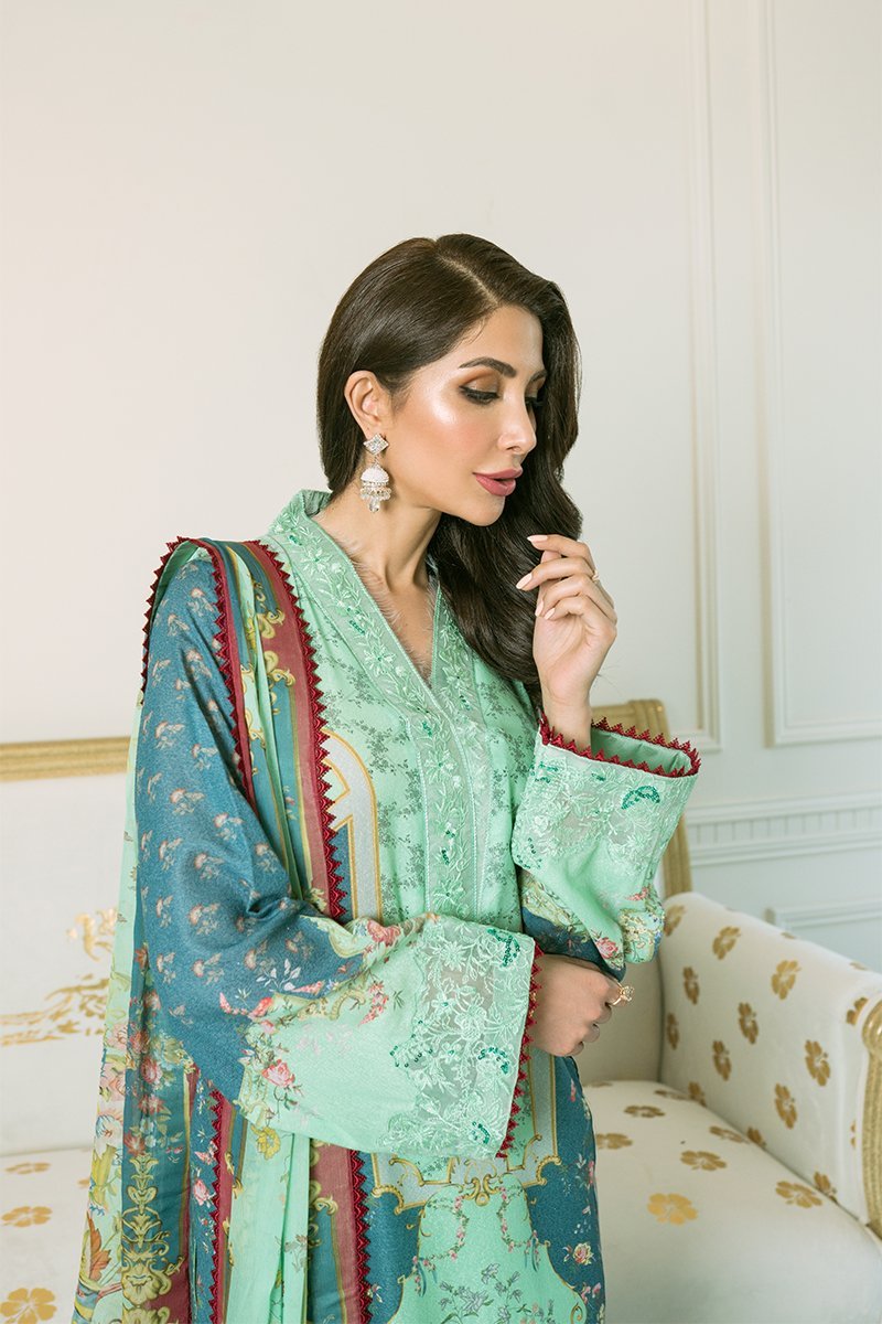 D 611 (Unstitched) |  Rang Rasiya | Florence Printed Krandi Collection 2020