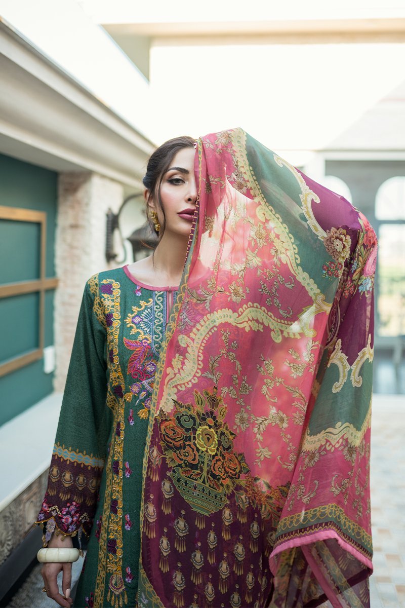 D 613 (Unstitched) |  Rang Rasiya | Florence Printed Krandi Collection 2020