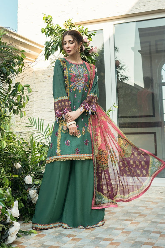 D 613 (Unstitched) |  Rang Rasiya | Florence Printed Krandi Collection 2020