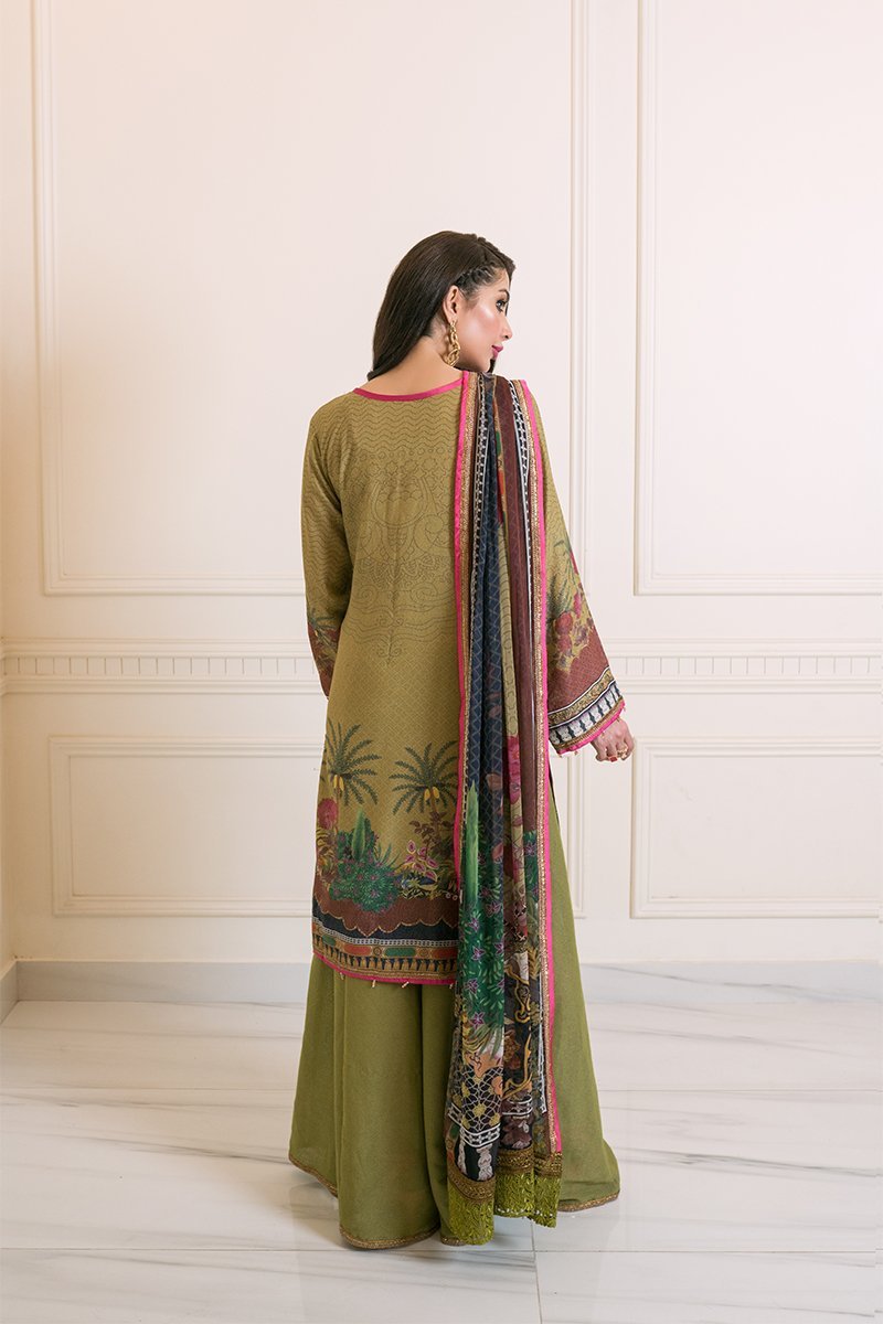 D 614 (Unstitched) |  Rang Rasiya | Florence Printed Krandi Collection 2020