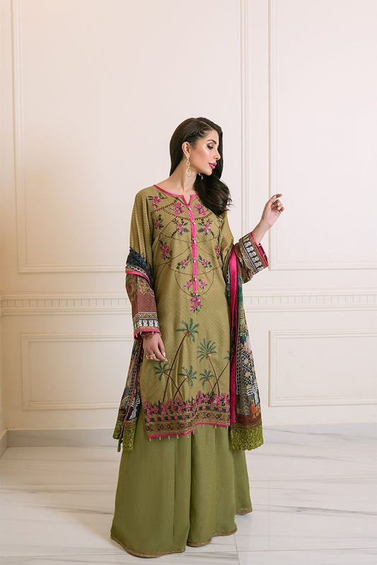 D 614 (Unstitched) |  Rang Rasiya | Florence Printed Krandi Collection 2020