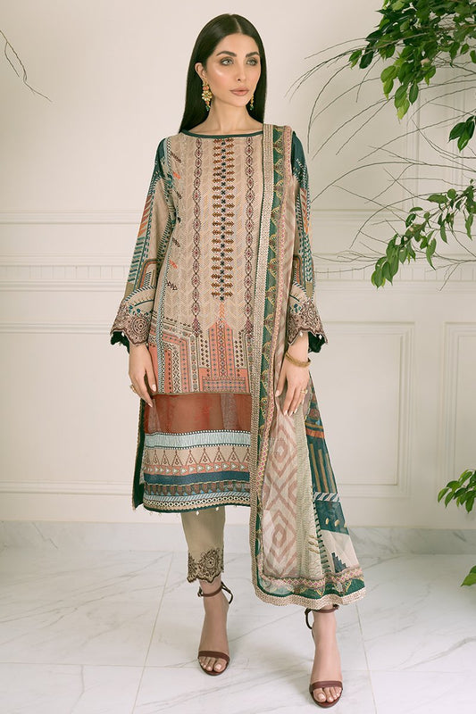D 616 (Unstitched) |  Rang Rasiya | Florence Printed Krandi Collection 2020
