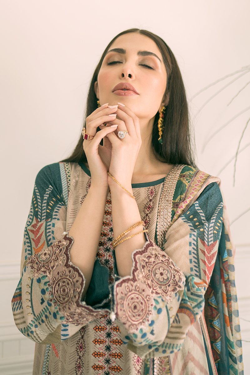 D 616 (Unstitched) |  Rang Rasiya | Florence Printed Krandi Collection 2020