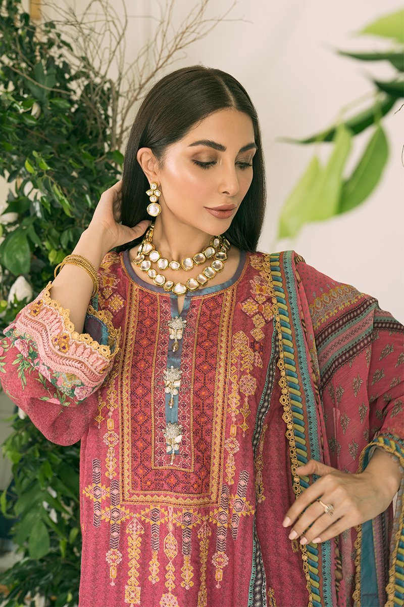 D 617 (Unstitched) | Rang Rasiya | Florence Printed Krandi Collection 2020