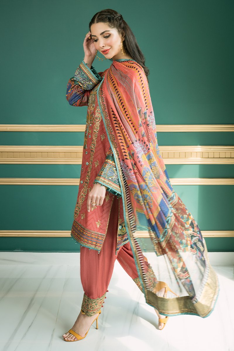D 618 (Unstitched) |  Rang Rasiya | Florence Printed Krandi Collection 2020