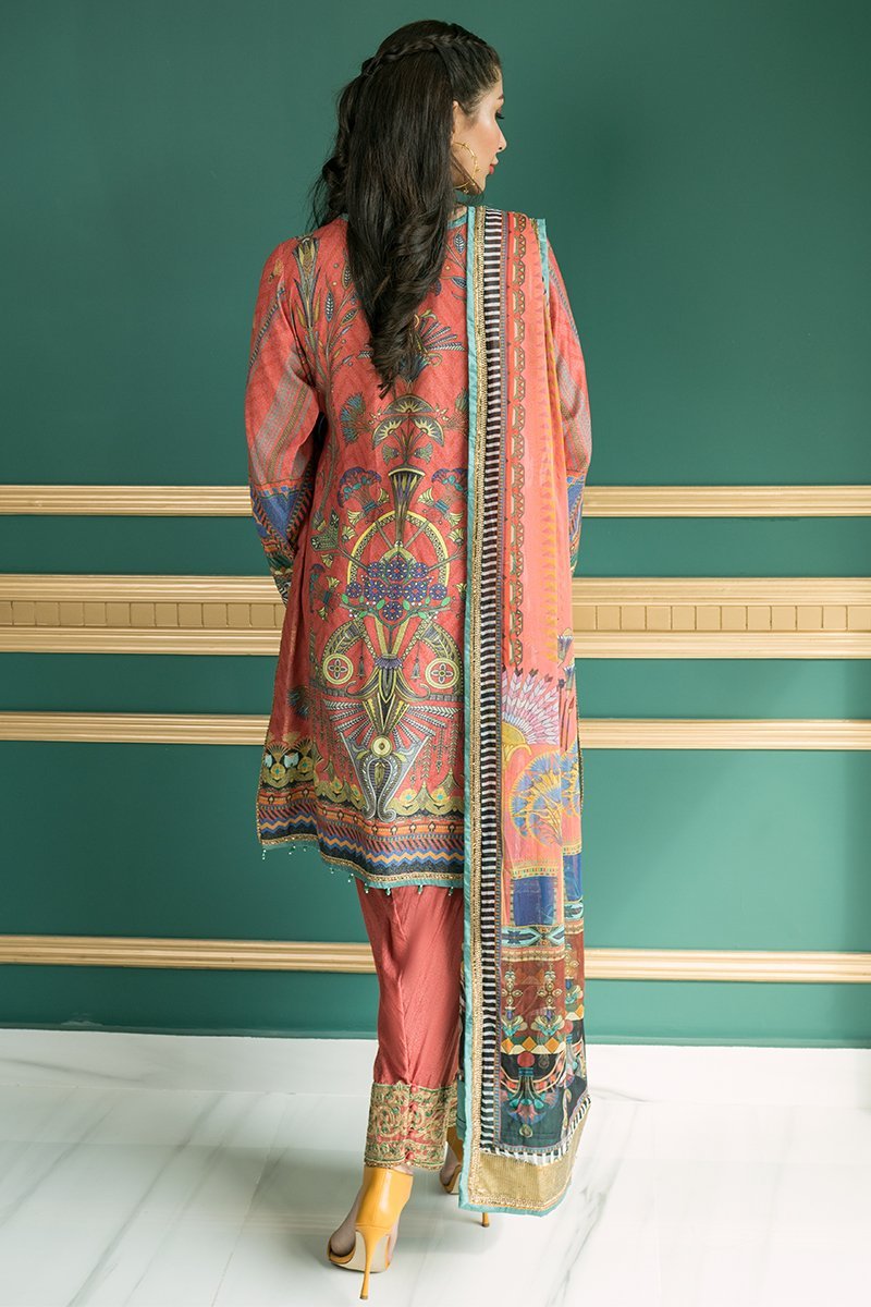 D 618 (Unstitched) |  Rang Rasiya | Florence Printed Krandi Collection 2020