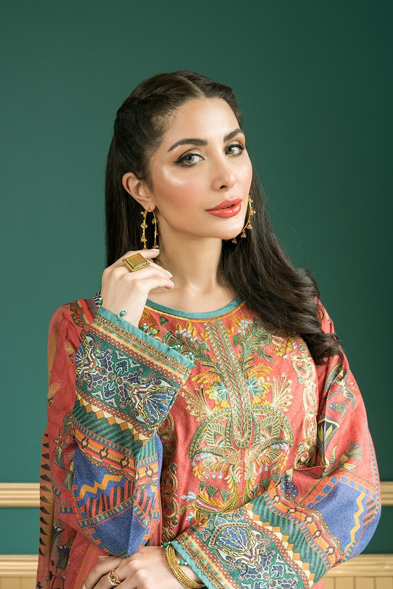 D 618 (Unstitched) |  Rang Rasiya | Florence Printed Krandi Collection 2020