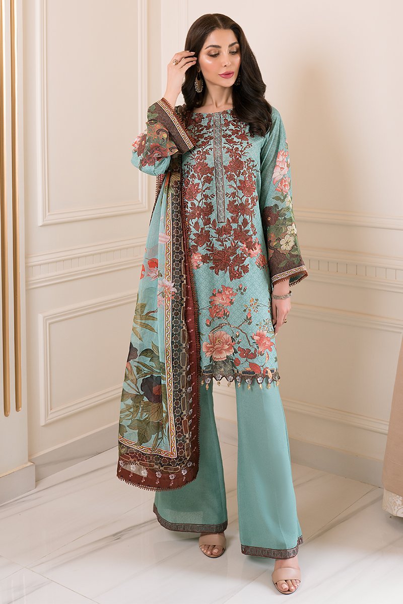 D 619 (Unstitched) |  Rang Rasiya | Florence Printed Krandi Collection 2020