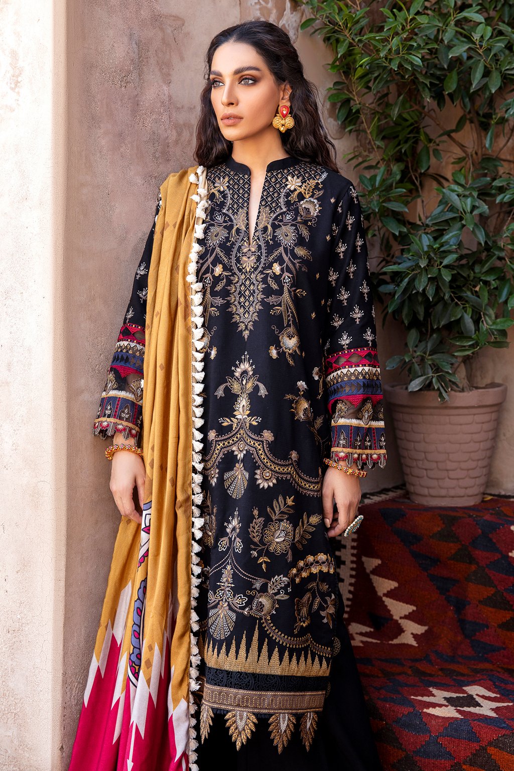 IW20-07 Fana (3PC) | Iznik | Zarsha | Winter Collection'20