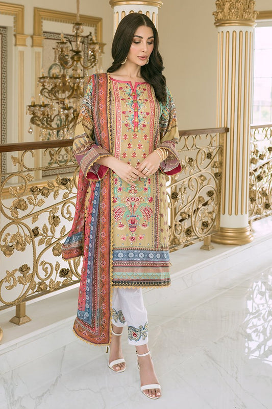 D 620 (Unstitched) |  Rang Rasiya | Florence Printed Krandi Collection 2020