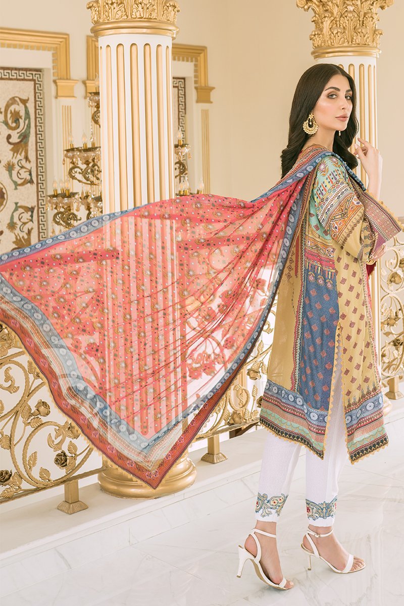 D 620 (Unstitched) |  Rang Rasiya | Florence Printed Krandi Collection 2020
