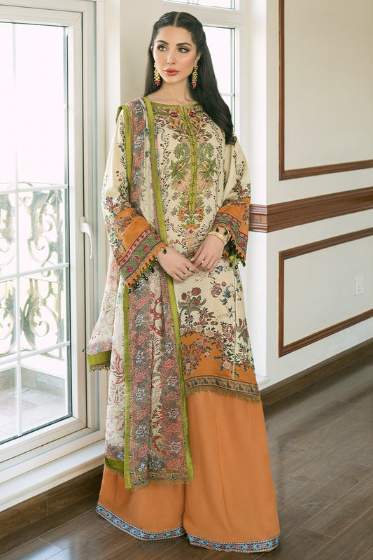 D 621 (Unstitched) |  Rang Rasiya | Florence Printed Krandi Collection 2020